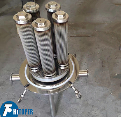 Industrial Waste Water Cartridge Filter with Fine Filtration SS Element