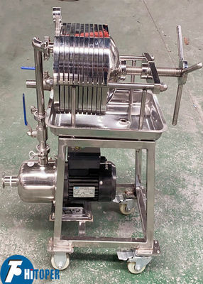 Durable Plate and Frame Filter with Flat Filter Plates and High Intensity SS304 Main Beam for Filtration Performance