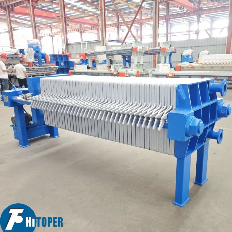 Durable Cast Iron Filter Press Designed for Chemical Industry Applications Featuring High Temperature and Pressure Tolerance