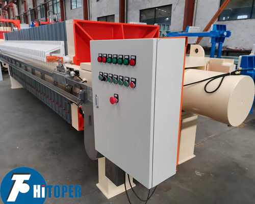 Equipamento Industrial de Filtro Prensa de Membrana para Separação Sólido-Líquido e Formação de Bolo com Baixa Umidade com Motor de 4kw