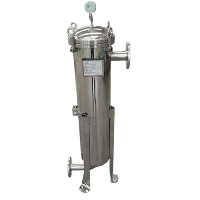 Caixa de filtro de saco em aço inoxidável oferecendo opções de instalação flexíveis e vedação para diversas necessidades de filtração industrial