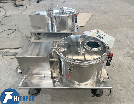 Centrífuga base de plataforma com tambor de aço inoxidável de 450 mm para separação de materiais e aplicações de pesquisa de laboratório
