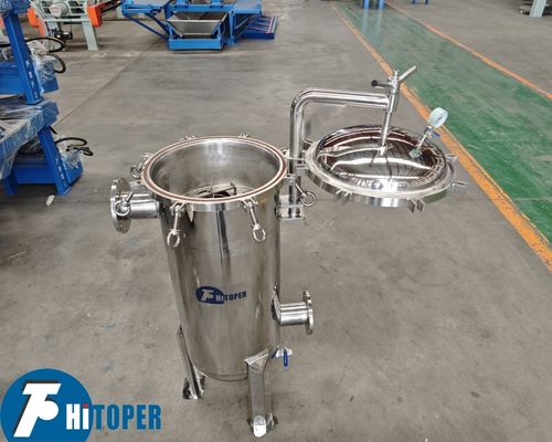 Casas de filtros de sacos com concha de aço inoxidável e suporte de cestas metálicas para soluções de filtração duradouras e industriais