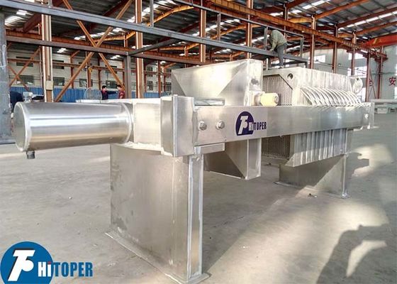Prensa de filtragem de placas e quadros industriais com grande área de filtragem para separação de líquidos sólidos na indústria química e metalúrgica de óleos para alimentos e bebidas