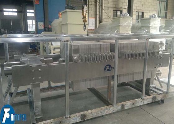 Prensa de Filtro de Placa e Quadro de Aço Inoxidável com Quadro de Alta Resistência e Placas de Filtro Resistentes a Ácidos e Alcalinos para Uso Industrial