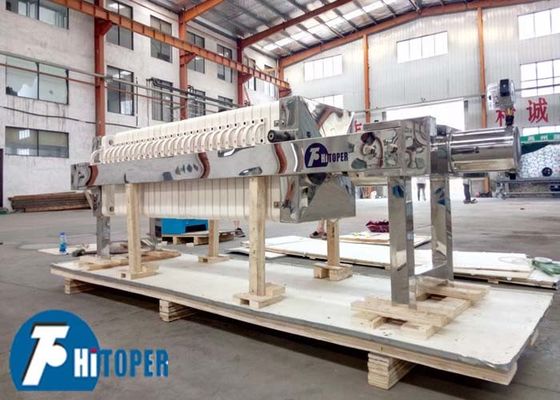 Filtro prensa avançado de aço inoxidável para filtração de óleo de girassol disponível em diferentes tamanhos