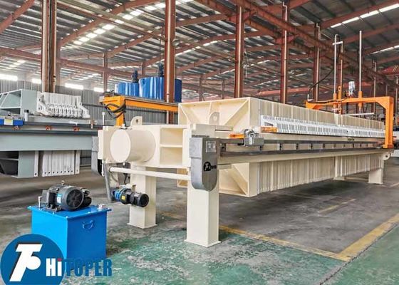 Imprensa de filtro automática da desidratação de alta qualidade da lama com a placa da câmara de 1250mm